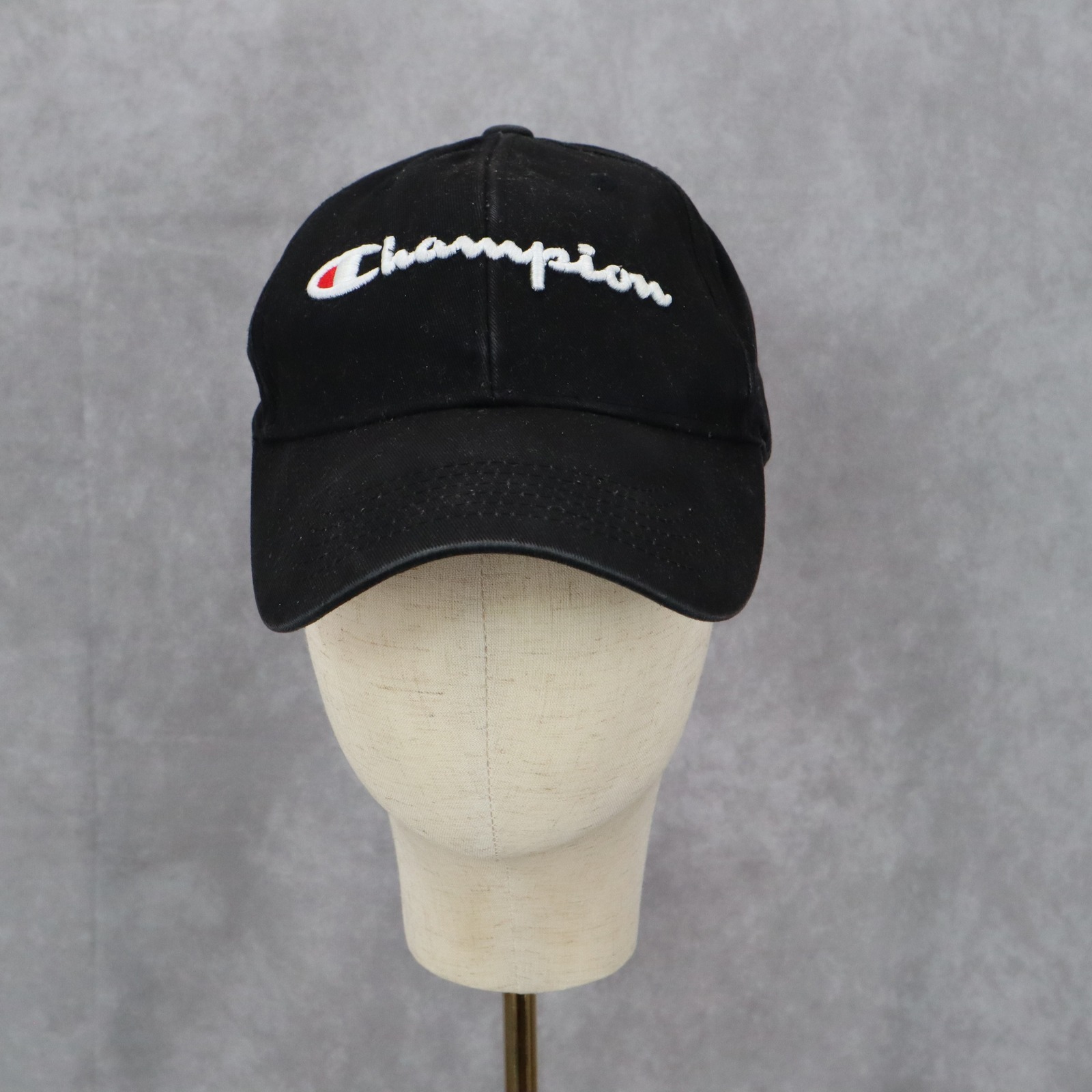 Champion Black Authentic Athleticwear Adjustable Osfm Cotton Baseball Cap Hat Champion Black Authentic Athleticwear Adjustable Osfm Cotton Baseball Cap Hat